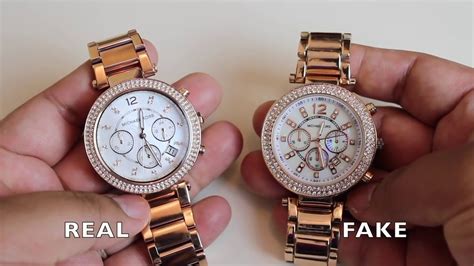 original mk watch vs fake|are michael kors watches real.